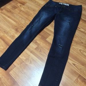 Dark Blue Ripped Jeans